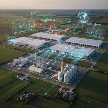 Vernetzte Lieferkette in der Veredelung