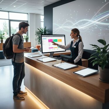 Dokumentenmanagement an der Rezeption