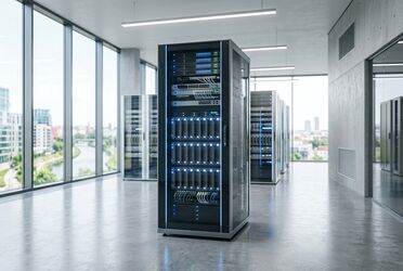 Moderner Server im hellen Raum – souveränes Hosting von Kimi K3 auf europäischer Infrastruktur