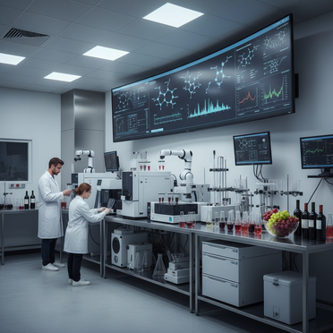 Weinqualitätsanalyse mit KI im Labor