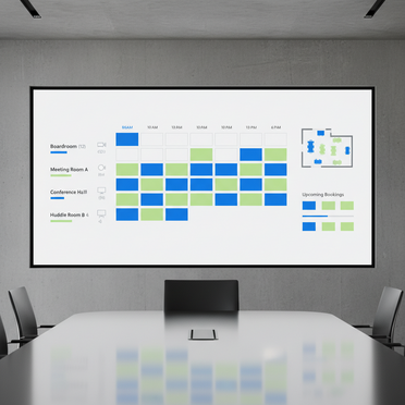 Digitales Raumbuchungssystem Dashboard