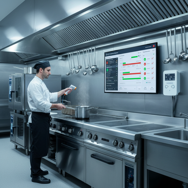 Digitales HACCP-System in professioneller Küche
