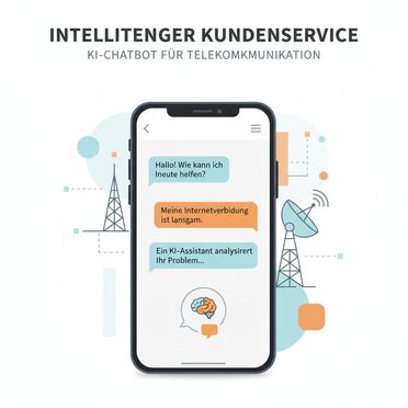 KI-Chatbot für Kundenberatung im Mobilfunk Intelligenter KI-Kundenservice für Telekommunikation