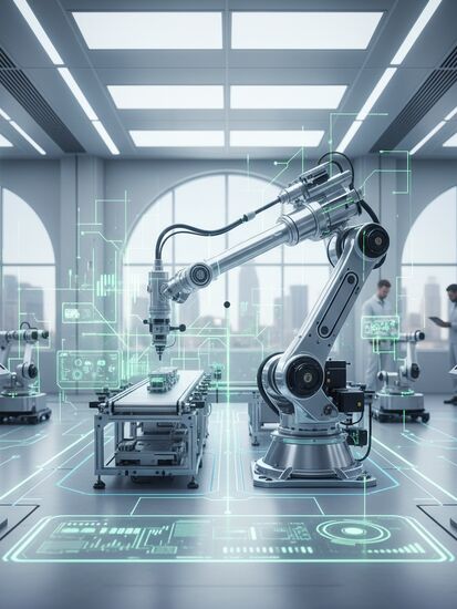 Robotik Digitalisierung in der Industrie
