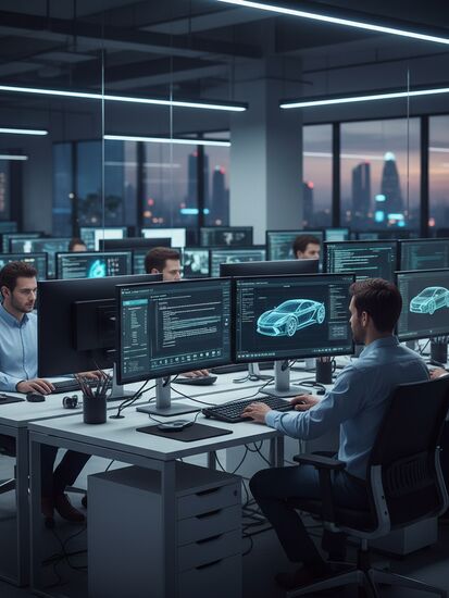 Softwareentwicklung für Fahrzeuge Digitalisierung