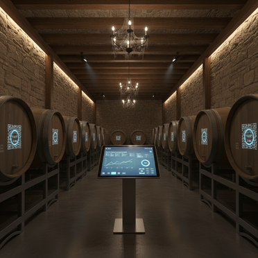 Digitalisierter Weinkeller mit Sensorik