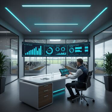 Dashboard für Milchproduktion