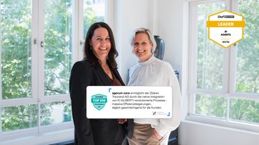 KI-Business-Plattform von Anne Klein und Nina Schulze erklärt. Dokumente und Prozesse mit KI in einem sicheren DMS automatisieren