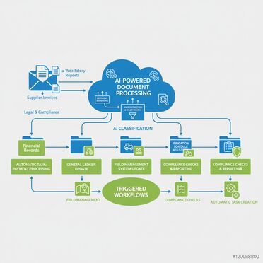 Automatisierter Posteingang und Workflow in der Landwirtschaft
