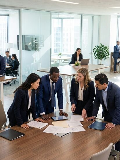 Moderne Rechtsabteilung mit digitalen Arbeitsprozessen