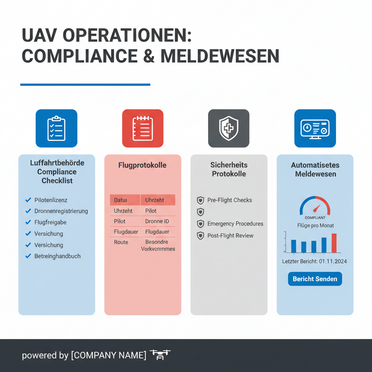 Compliance und Meldewesen für UAV-Betreiber