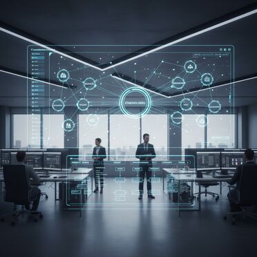 Vernetztes Projektnetzwerk im Bauwesen