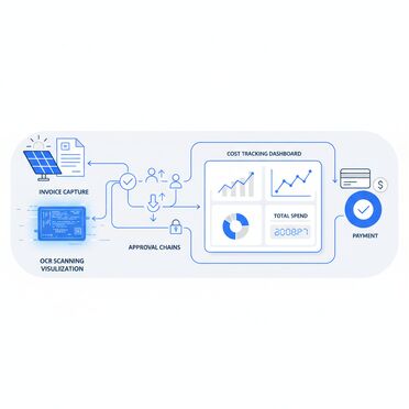 Digitaler Rechnungseingang für Solarprojekte
