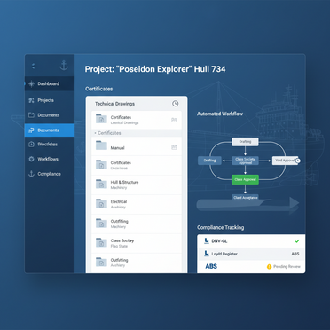 DMS-Interface für technische Dokumentation im Schiffbau