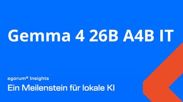 Gemma 4 26B A4B IT - für lokale KI
