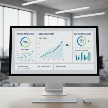 ROI Dashboard mit Chatbot-Metriken