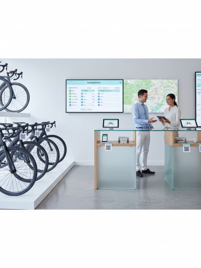 E-Bike und Fahrrad-Verleih Digitalisierung Hero