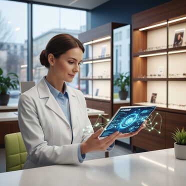 Optiker nutzt KI-Technologie zur Rezeptanalyse