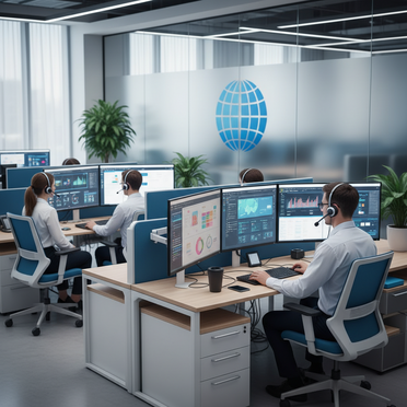 Service Management Center für Telekommunikation