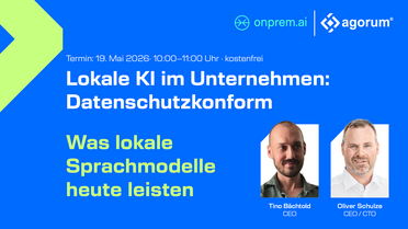 Webinar: Lokale KI im Unternehmen - datenschutzkonform