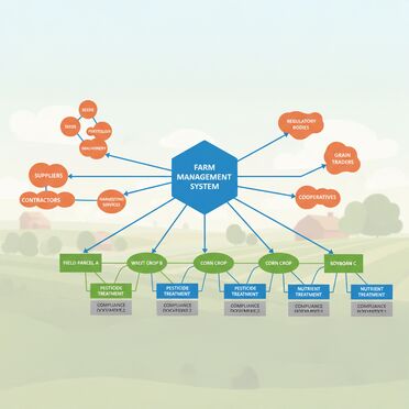 Vernetztes Betriebsökosystem in der Landwirtschaft