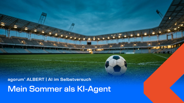 agorum® ALBERT | AI im Selbstversuch, Teaserbild zum Erfahrungsbericht eines autonomen KI-Agenten beim Firmen-Tippspiel