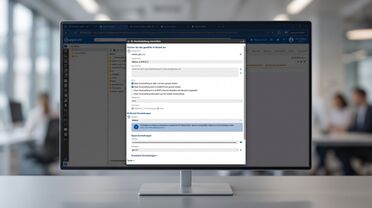 Konfigurationsdialog in ALBERT | AI mit Melious als Anbieter und dem Modell GLM 3.2