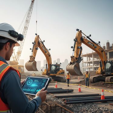 Digitales Sicherheitsmonitoring mit IoT-Sensoren auf Baustellen