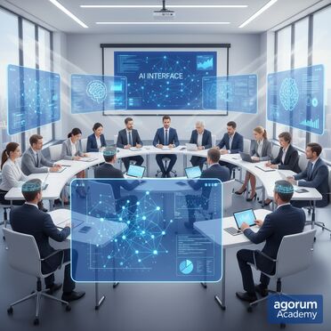 Professionelle KI-Schulung mit engagierten Teilnehmern