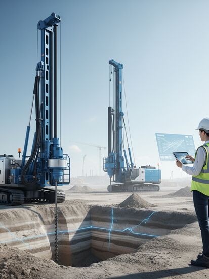 Geotechnik und Bodengutachten Digitalisierung