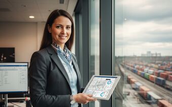 Bahnlogistik-Expertin für Digitalisierungsberatung