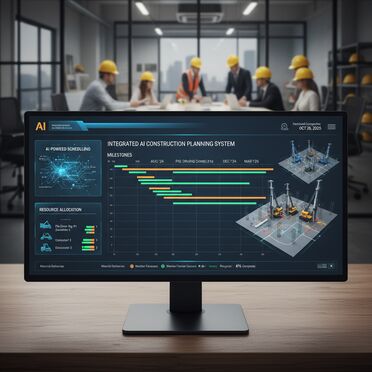 KI-gestützte Bauablaufplanung