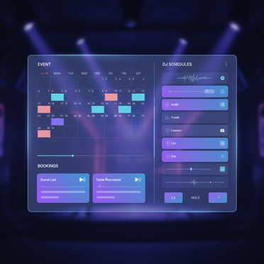 Event-Planungssystem für Diskotheken