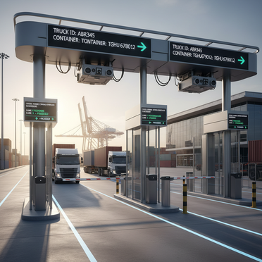 Digitales Gate-Management System im Hafenterminal