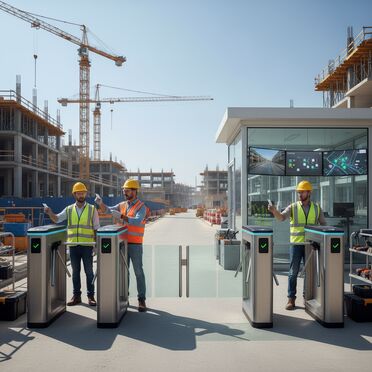 Digitale Zugangs- und Sicherheitskontrolle Baustelle