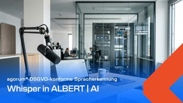 Spracherkennung DSGVO-konform mit Whisper in ALBERT | AI