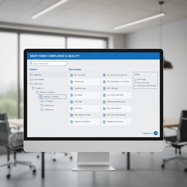 Digitales Dokumentenmanagement für Milchbetriebe