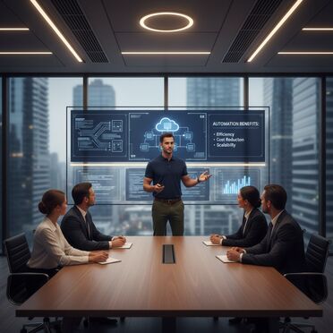 IT-Berater präsentiert Digitalisierungslösungen für Entwicklung und Hosting