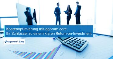 Kostenoptimierung mit DMS für ROI Ein Diagramm zeigt die Kosteneinsparungen durch die Implementierung eines Dokumentenmanagement-Systems (DMS) zur Maximierung des Return-on-Investment (ROI).