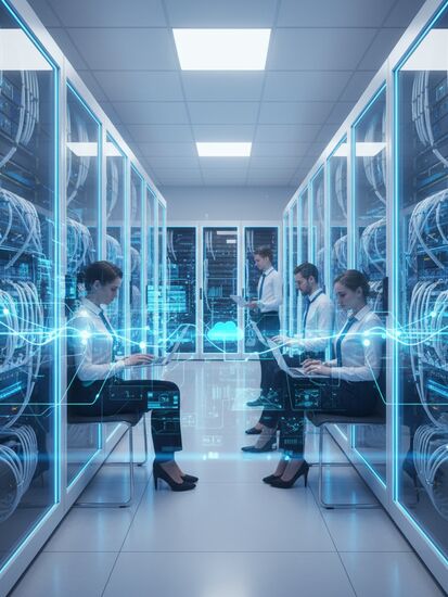 Managed Services und Telekommunikation Digitalisierung