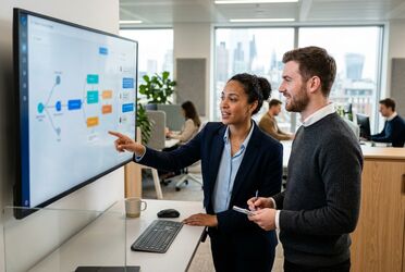 Team nutzt vernetzte Kundendaten, Vorgänge und Vorlagen gemeinsam mit NORA 360 AI