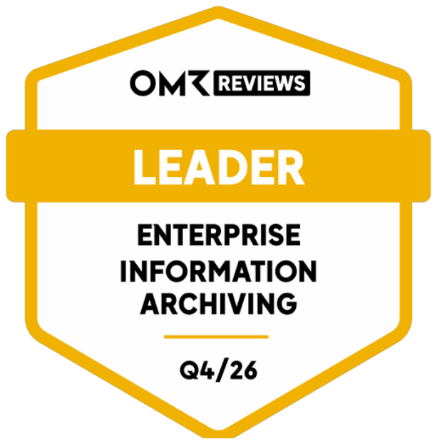 OMR Reviews, Leader in Enterprise Information Archiving